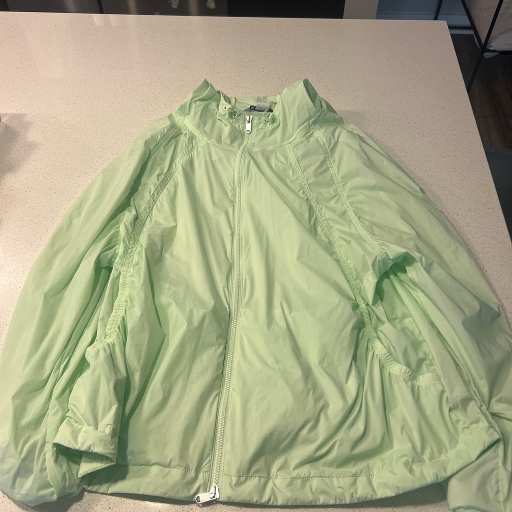 Athleta Expedition Jacket- Green Windbreaker Jacket